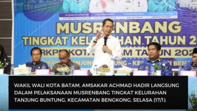 Amskar Minta, Warga Dukung Pembangunan Kota Batam