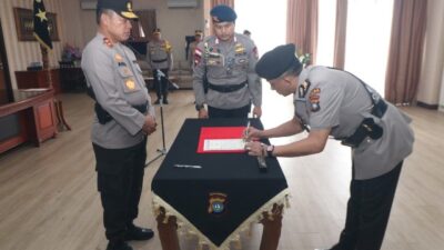 Kapolda Kepri Irjen, Pol. Dr. Aris Budiman Lantik Jabatan Dirsamapta Polda Kepri