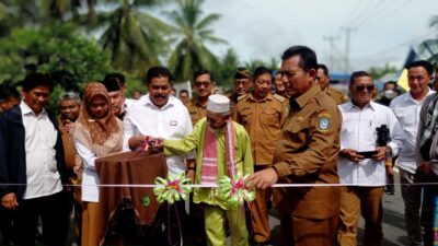 Gubernur Kepri, Resmikan Jalan Trans Batubi- Kelarik