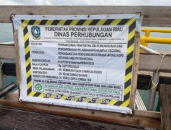 Di Resmikan Oleh Gubenur Kepri, Pelabuhan Apung Sedanau Tidak Bermanfaat ” Ada Apa”