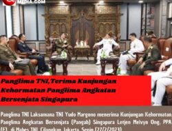 Panglima TNI Terima Kunjungan Kehormatan Panglima Angkatan Bersenjata Singapura