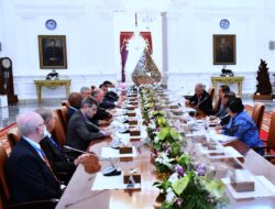 Presiden Jokowi, Terima Delegasi World Water Council di Istana Merdeka