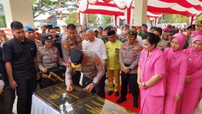 Irjen Pol Tabana Bangun Resmikan Gedung Baru Mapolsek di Batuampar Batam