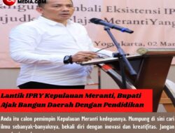Lantik IPRY Kepulauan Meranti, Bupati Ajak Bangun Daerah Dengan Pendidikan