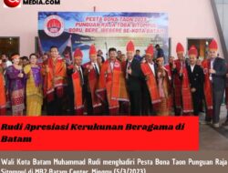 Rudi Apresiasi,Kerukunan Beragama di Batam