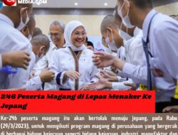 246 Peserta Magang di Lepas Menaker Ke Jepang