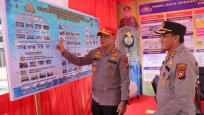 Kepala SPN Polda Riau dan Kapolres Meranti Cek Kesiapan Personel Pospam Ops Tertib Ramadan LK serta Berbagi Takjil