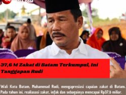 37,6 M Zakat di Batam Terkumpul, Ini Tanggapan Rudi