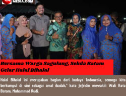 Bersama Warga Sagulung, Sekda Batam Gelar Halal Bihalal