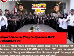 Kajari Natuna, Pimpin Upacara HUT Persaja Ke 72