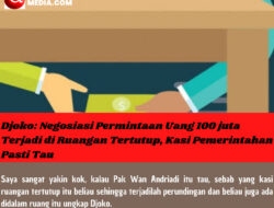 Djoko: Negosiasi Permintaan Uang 100 juta Terjadi di Ruangan Tertutup, Kasi Pemerintahan Pasti Tau