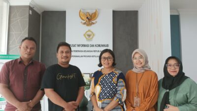 Kunjungi Kantor BPK Kepri, Pimred Alreina Minta BPK Tetap Jaga Kualitas Pelayanan Informasi Publik