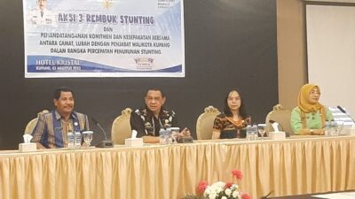 Rembuk Stunting, PJ Walikota Kupang Menandatangani Komitmen Kesepakatan Bersama