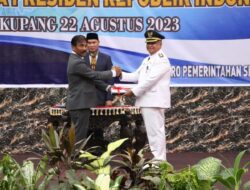 Gubernur VBL Lantik Fahrensy Funay Jadi Penjabat Walikota Kupang