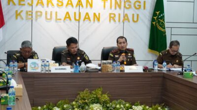 Sekertaris Jaksa Agung Muda Pengawasan Kejaksaan Agung RI, Supervisi Ke Wilayah Kajati Kepri