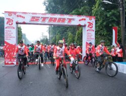 Bupati Surya Ikuti Giat FUN BIKE