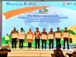 Kepulauan Riau Mendapatkan Penghargaan Atas Peran Pemberdayaan UMKM
