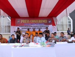 Polres Meranti Tangkap Tiga Pelaku Jaringan Internasional, 4 Kg Sabu Juga Diamankan