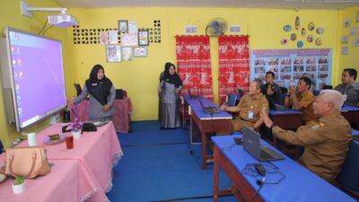 Bupati Asahan Tinjau ANBK Tingkat SD di Lingkungan Dinas Pendidikan