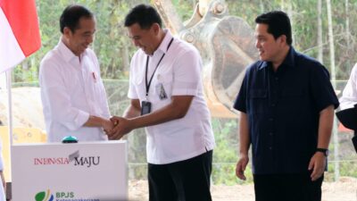 Presiden Jokowi Groundbreaking Kantor BPJS Ketenagakerjaan di IKN
