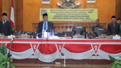 PAW Anggota DPRD Kabupaten Asahan Periode 2019-2024 Resmi Dilantik