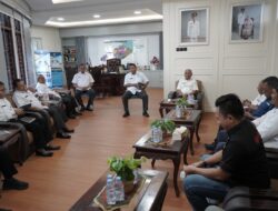Lakukan Audiensi, Ketua KONI Haris, ST Harapkan Kehadiran Bupati Asahan Saat Musorkap