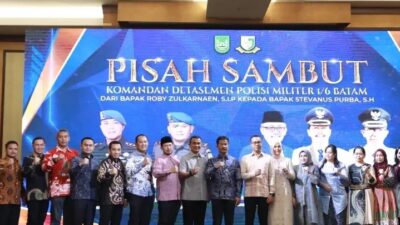 Ketua DPRD Batam Hadiri Pisah Sambut Dandenpom1/6 Batam