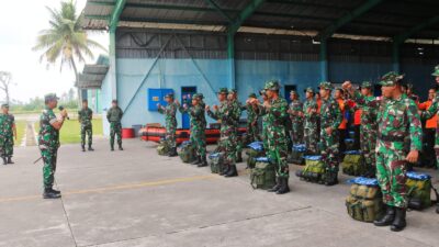 Komandan Lanud RSA Natuna Pantau  Kesiapan Jelang Latihan Survival Dasar TA. 2024