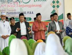 Halalbihalal Keluarga Besar Nahdlatul Ulama (NU) dan Lembaga Adat Melayu (LAM) Kota Tanjungpinang, di Grha NU Tanjungpinang, Jl. Bandara