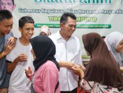 Masyarakat Tiban Kampung Kota Batam Antusias Bersilaturahmi Dengan Gubernur Kepri