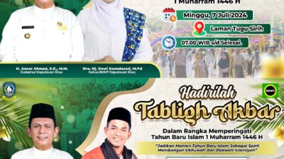 Ketua BKMT Kepri Ajak Masyarakat Saksikan Pawai Muharam & Tabligh Akbar