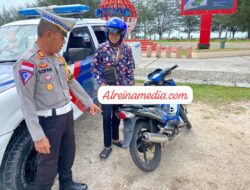 Polres Natuna Razia Ranmor, Beri Teguran dan Edukasi