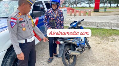 Polres Natuna Razia Ranmor, Beri Teguran dan Edukasi