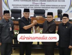 Gelar Paripurna, DPRD Natuna Cabut 5 Perda dan Menerima 1 Ranperda