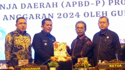 Gubernur Ansar Sampaikan Nota Keuangan dan Ranperda APBD-P 2024