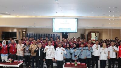 Paskibraka Kabupaten Ogan Komering Ilir berkunjung ke Pemko Batam