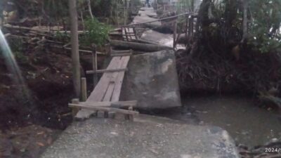 Jalan Nelayan Desa Insit Tidak Layak Digunakan Lagi