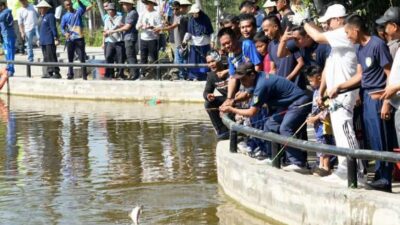 Serunya Event Mancing Mania BP Batam di Taman Rusa
