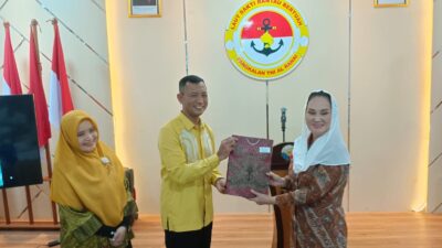 Cen Sui Lan Hadiri Pelepasan Tugas Danlanal Ranai