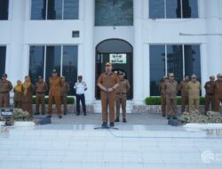Sekretaris Daerah Kabupaten Asahan Pimpin Apel Gabungan Pegawai