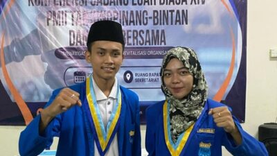 Konfercab-LB (Luar Biasa) XIV PMII Tanjungpinang-Bintan Sukses, Muhammad Almujrin dan Fazira Thania Terpilih