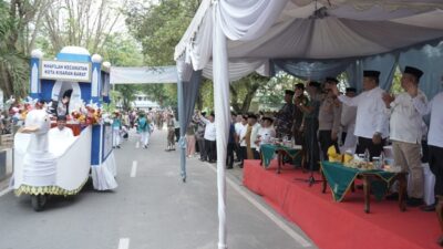 Bupati Asahan Lepas Parade Kafilah MTQ ke-56 Kabupaten Asahan