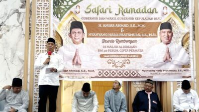 Wagub Nyanyang Bahas Pembenahan Ekonomi Saat Berbuka di Masjid Al Ishlaah Bengkong Sadai
