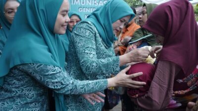Launching Pekan Imunisasi Dunia 2025 Asahan Dihadiri Ketua Tim Pembina Posyandu