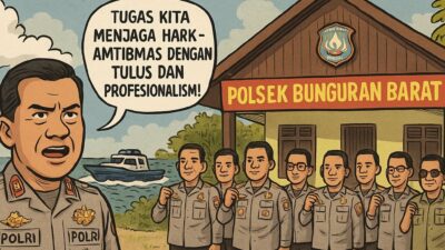 Kapolres Natuna Sidak Kapolsek Bunguran Barat, Bakar Semangat Personel di Ujung Negeri
