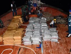 Lanal Karimun Gagalkan Penyelundupan 1,9 Ton Narkotika