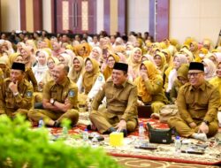 Hari Pertama Kerja Usai Libur Lebaran Gubernur dan Wakil Gubernur Kepri Gelar Halal Bihalal Bersama Pegawai