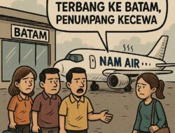 Hari Terakhir Beroprasi di Natuna,  Nam Air Gagal Terbang Kebatam, Penumpang Kecewa