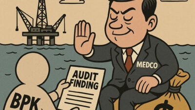Diduga Abaikan Temuan BPK, Medco Main Aman