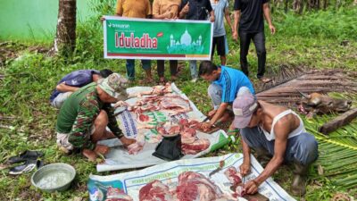 Idul Adha Penuh Berkah, BRK Syariah Tebar Kurban di Natuna